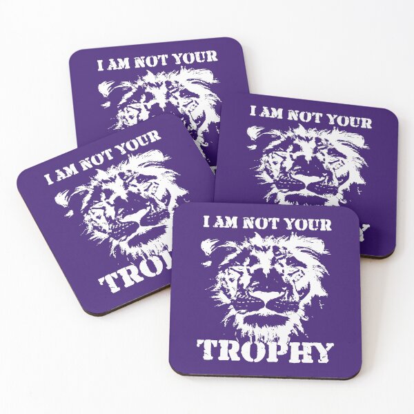 Item preview, I Am Not Your Trophy Lion design T- designed and sold by BRtisticDesigns.
