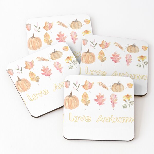 Item preview, I love autumn watercolor designed and sold by Natallia Leanovich.