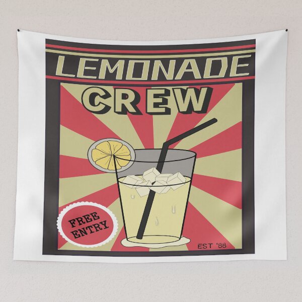 Item preview, Lemonade Crew- vintage style-est 88 designed and sold by Faq-Qaf.