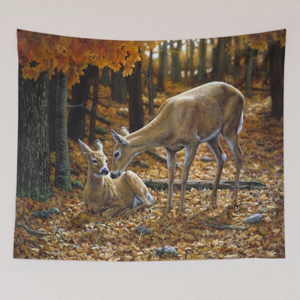 Item preview, Autumn Doe and Fawn designed and sold by csforest.