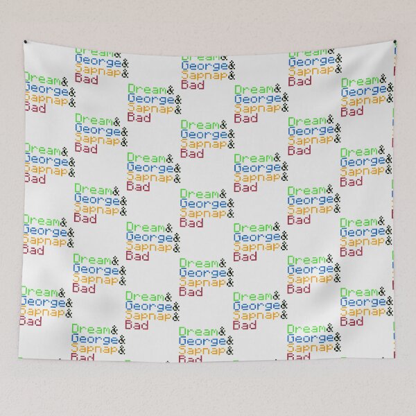 Item preview, Dream smp Dream Team List (in Minecraft Font) Shir| Perfect Gift designed and sold by lucidama.