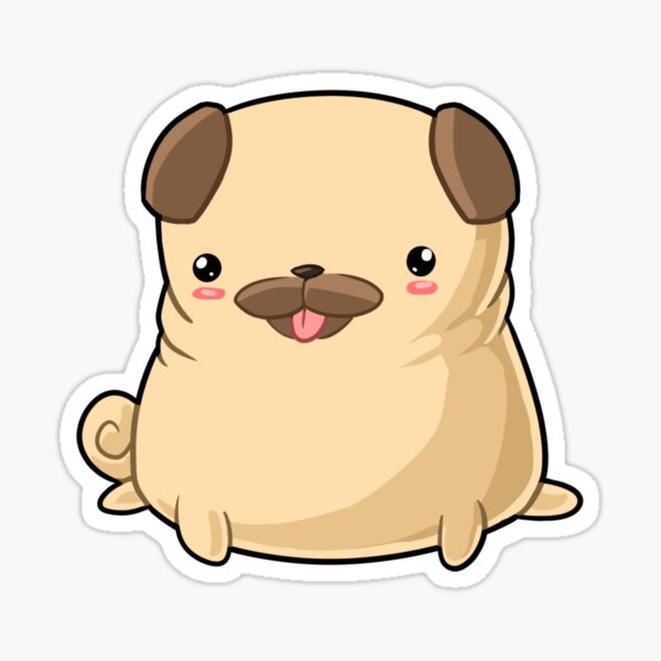 Charming Anime Pug Dog Illustration with Detailed Shading Download Free AI  Images — Vitalentum.net
