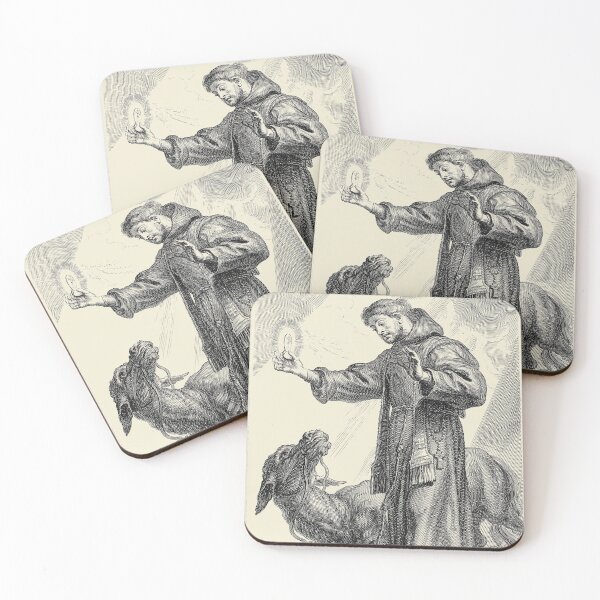 Item preview, Saint Anthony of Padua, Miracle of the Mule designed and sold by neteor.