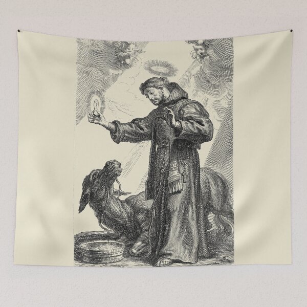 Item preview, Saint Anthony of Padua, Miracle of the Mule designed and sold by neteor.