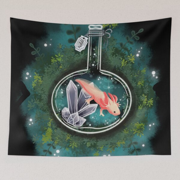 Item preview, Axolotl Spell designed and sold by MoonMothKreativ.