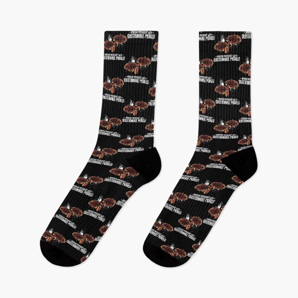 Item preview, Mushrooms - Questionable Morels - Funny Mycologist Pun  designed and sold by Snyder93.