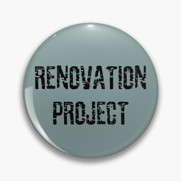 Item preview, Renovation project improvement fixer-upper funny (black) designed and sold by SolidEarthArt.