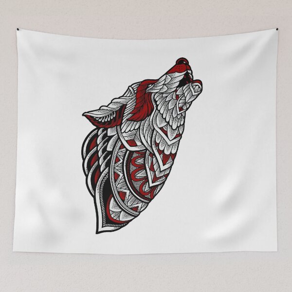 Item preview, wolf designed and sold by Prastika Bakti Permana.