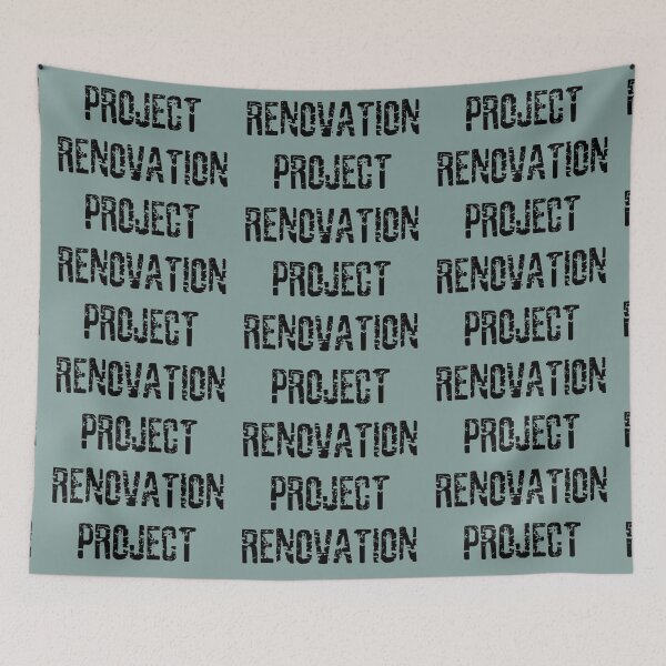 Item preview, Renovation project improvement fixer-upper funny (black) designed and sold by SolidEarthArt.