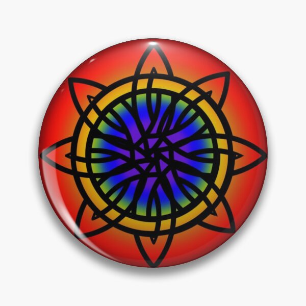 Item preview, Celtic Rainbow Interlaced Mandala  designed and sold by amanda150771.