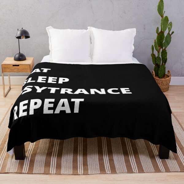 Item preview, EAT SLEEP PSYTRANCE REPEAT designed and sold by uniqueitems.