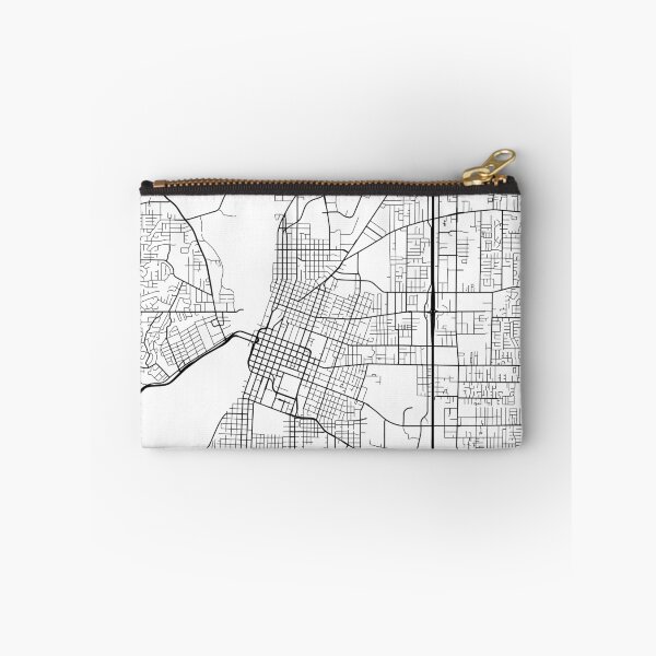 Item preview, Salem Map, USA - Black and White designed and sold by MainStreetMaps.