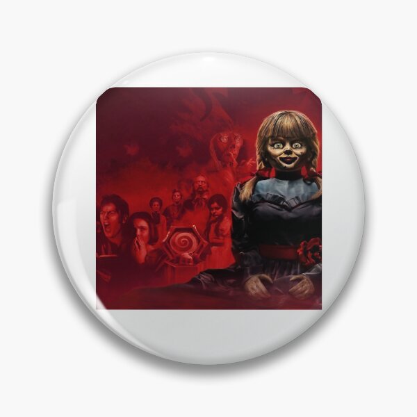 Item preview, The people scare Annabelle red cover designed and sold by BurseAllyson.