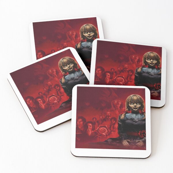 Item preview, The people scare Annabelle red cover designed and sold by BurseAllyson.