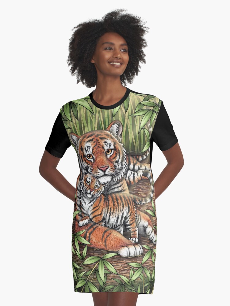 Tiger t cheap shirt dress