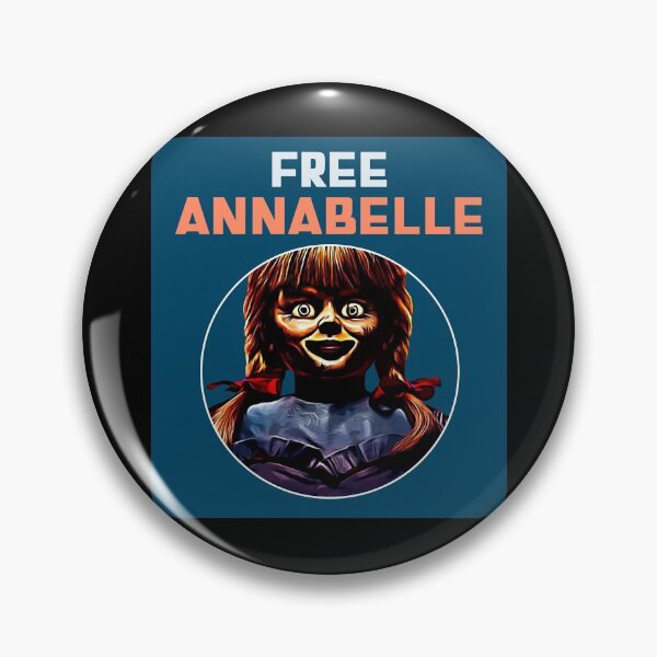 Item preview, Free Annabelle horror doll blue cover designed and sold by BurseAllyson.
