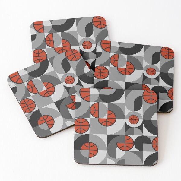 Item preview, Basketball Abstract Geometric art designed and sold by k9printart.