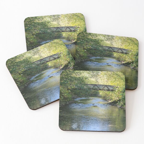 Item preview, Summery Vibe - Small Wooden Bridge on Don River in Toronto designed and sold by Georgia Mizuleva.