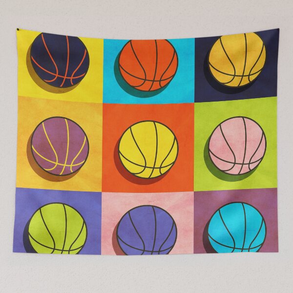 Item preview, Basketball Pop Art designed and sold by k9printart.