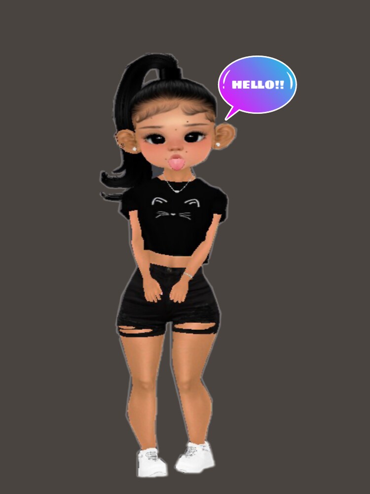 Thumbnail 7 of 7, Classic T-Shirt, Hello cute girl designed and sold by Semapemodiba.