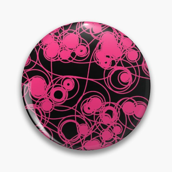 Item preview, Spiral chaotic design - pink and black designed and sold by rahilvalani.