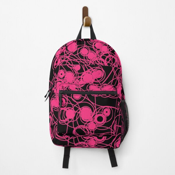 Item preview, Spiral chaotic design - pink and black designed and sold by rahilvalani.