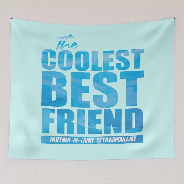 Item preview, Partner-in-Crime Extraordinaire - The Coolest Best Friend (Ice Blue) designed and sold by mLoyal.