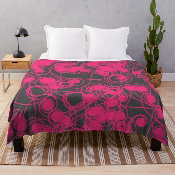 Item preview, Spiral chaotic design - pink and grey designed and sold by rahilvalani.