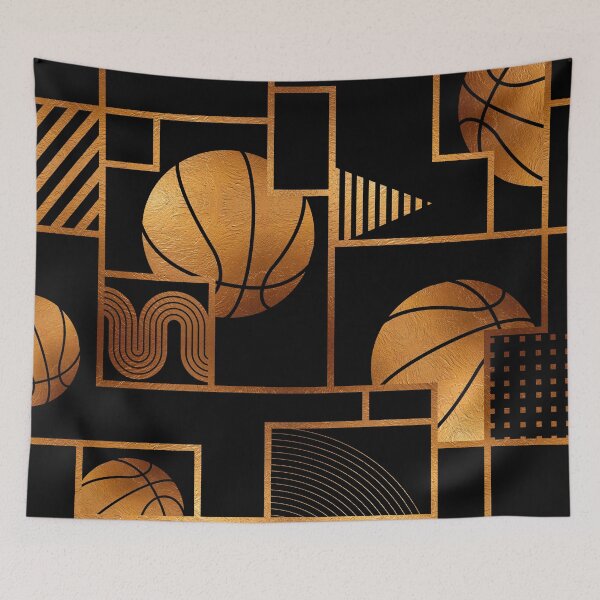 Item preview, Basketball Bronze Abstract  designed and sold by k9printart.