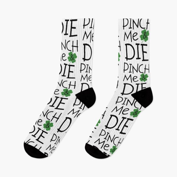 Item preview, Pinch Me & Die! Funny St. Patrick's Day gift idea for yourself or your favorite Leprechaun designed and sold by BRtisticDesigns.