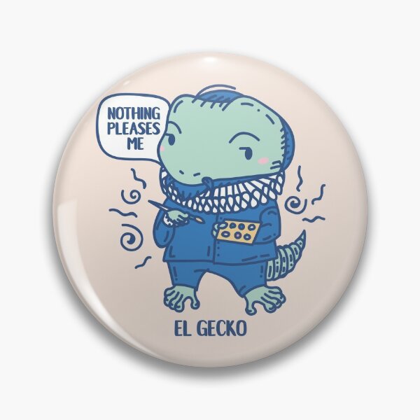 Item preview, El Gecko Funny Animal Artist pun with quote  designed and sold by SPIRIMAL.