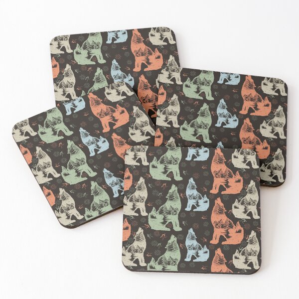 Item preview, Wolf double exposure pattern designed and sold by SpecialGift79.