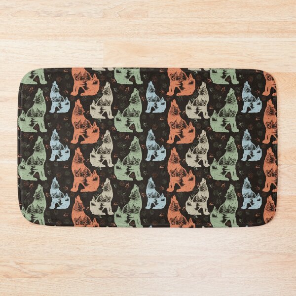 Item preview, Wolf double exposure pattern designed and sold by SpecialGift79.