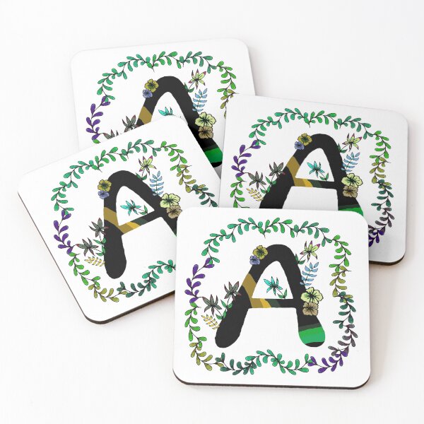 Item preview, Colorful floral letter A designed and sold by hvasilevshop.