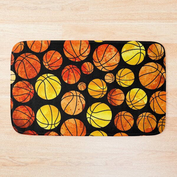 Item preview, Basketballs Watercolor pattern designed and sold by k9printart.