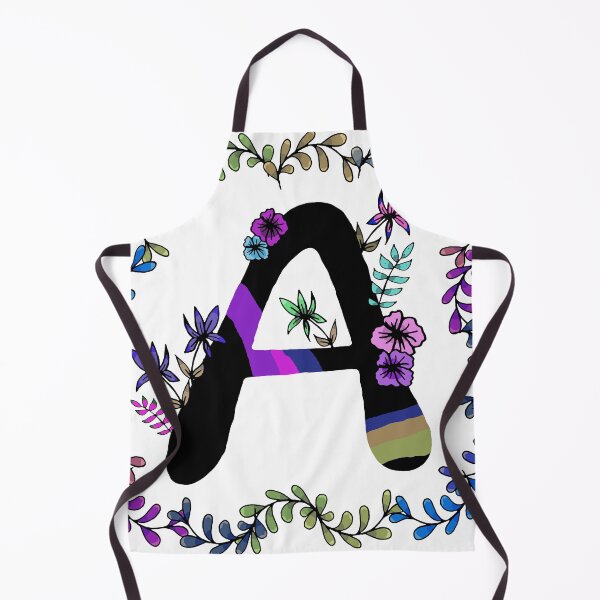 Item preview, Colorful floral initial A designed and sold by hvasilevshop.