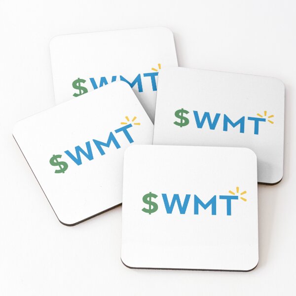 Item preview, WMT Stock Ticker (Walmart) designed and sold by the-two-store.