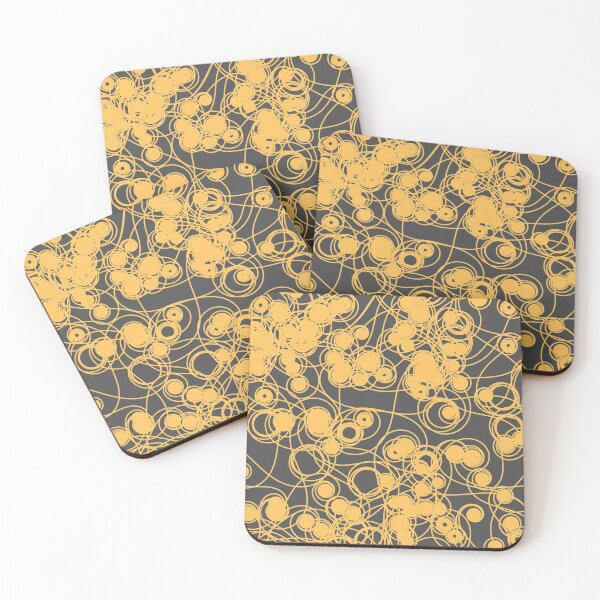 Item preview, Spiral chaotic design - orange and grey designed and sold by rahilvalani.