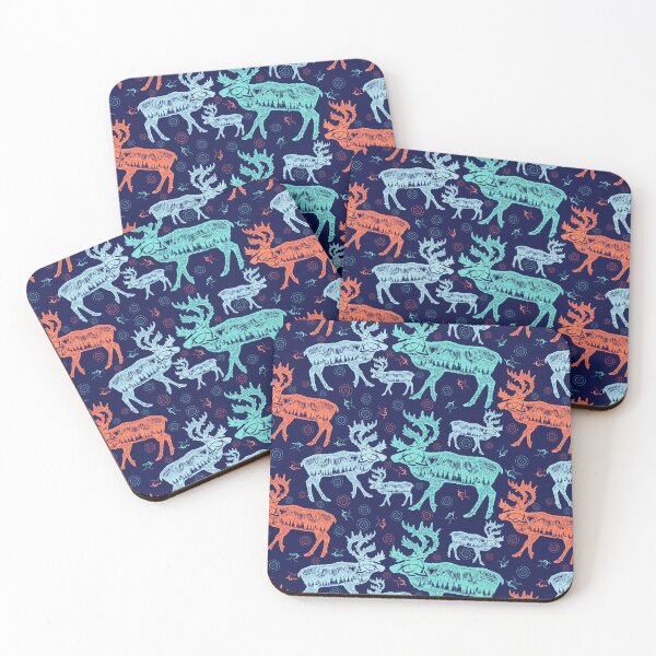 Item preview, Deer double exposure pattern designed and sold by SpecialGift79.
