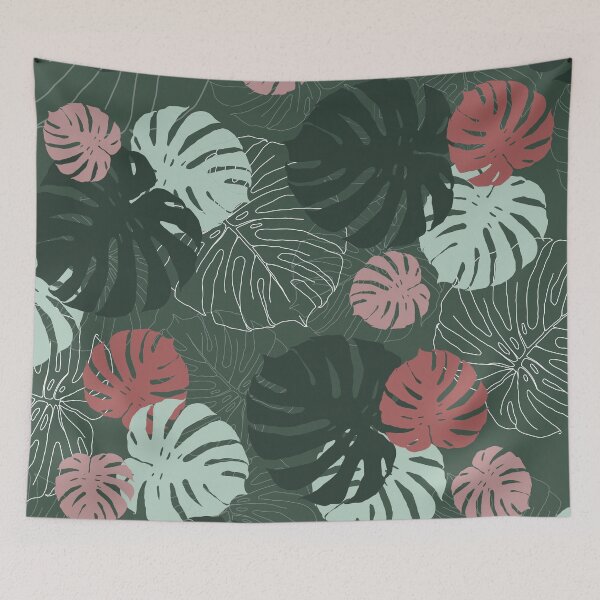 Item preview, Tropical Monstera Pattern designed and sold by traveltheory.