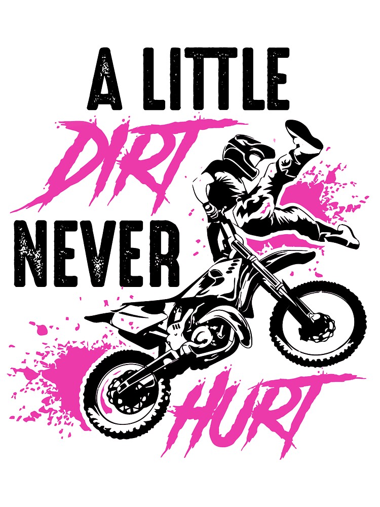 A Little Dirt Never Hurt - Pink Dirt Bike | Baby One-Piece