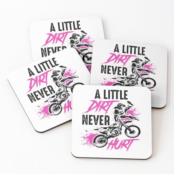 Item preview, A Little Dirt Never Hurt - Pink Dirt Bike designed and sold by SuperStuffStore.