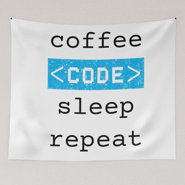 Item preview, Coffee <code> sleep repeat designed and sold by Code  Monkeys.