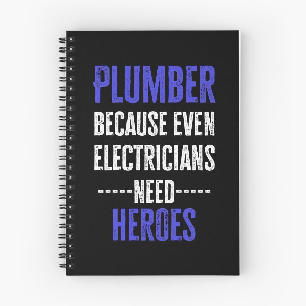 Item preview, Plumber Because even Electricians need heroes - Funny Plumbing gift for dad brother friend designed and sold by Alaadin Bendali Braham.