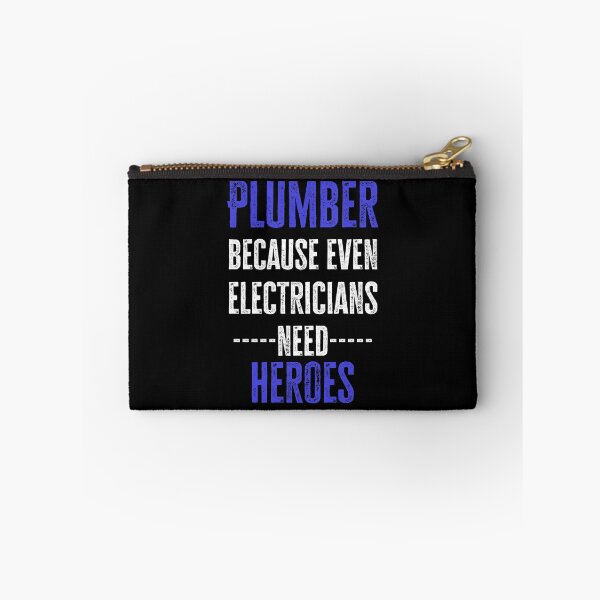Item preview, Plumber Because even Electricians need heroes - Funny Plumbing gift for dad brother friend designed and sold by Alaadin Bendali Braham.