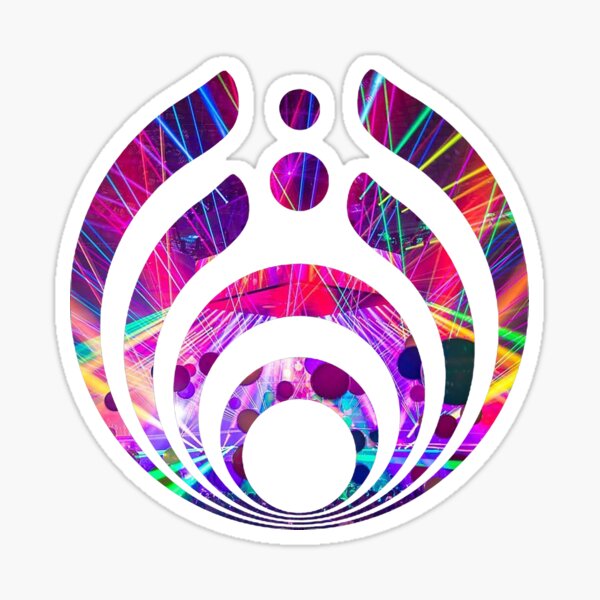 Bassnectar Logo- Rainbow Balloon Lights" Sticker for Sale by arishatz | Redbubble