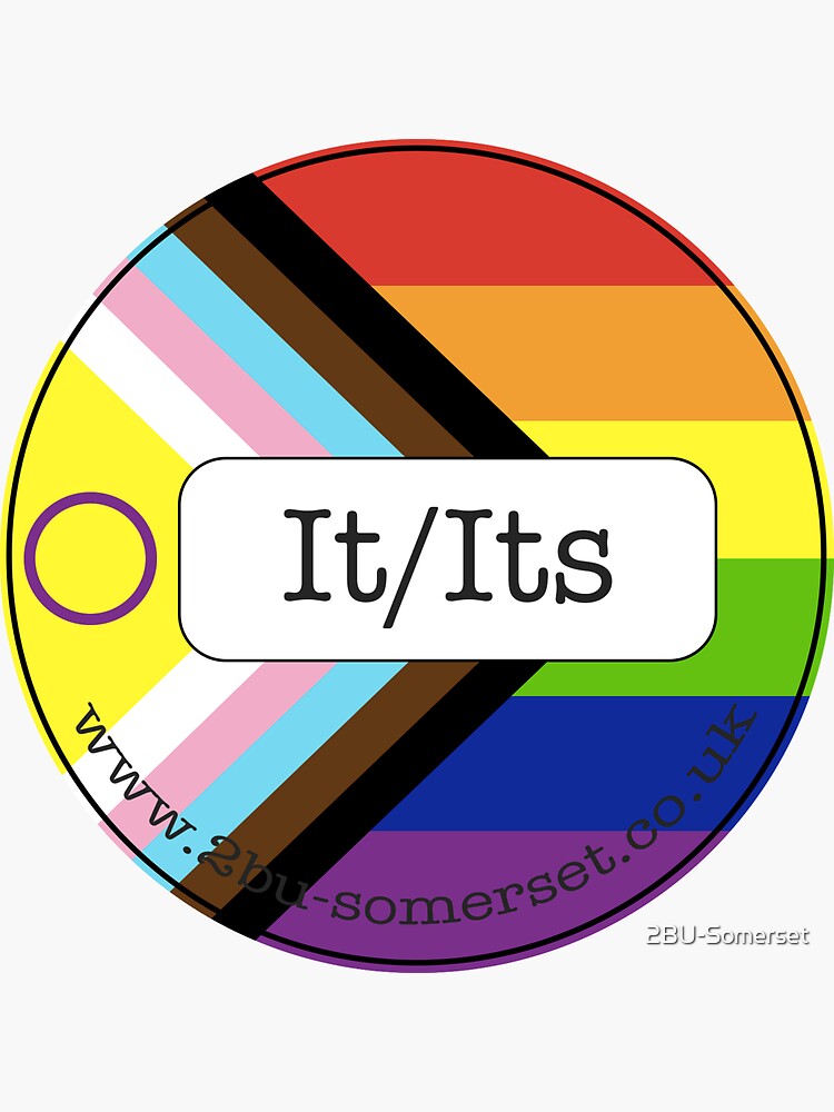 Thumbnail 3 of 3, Sticker, It/Its Pronouns designed and sold by 2BU-Somerset.