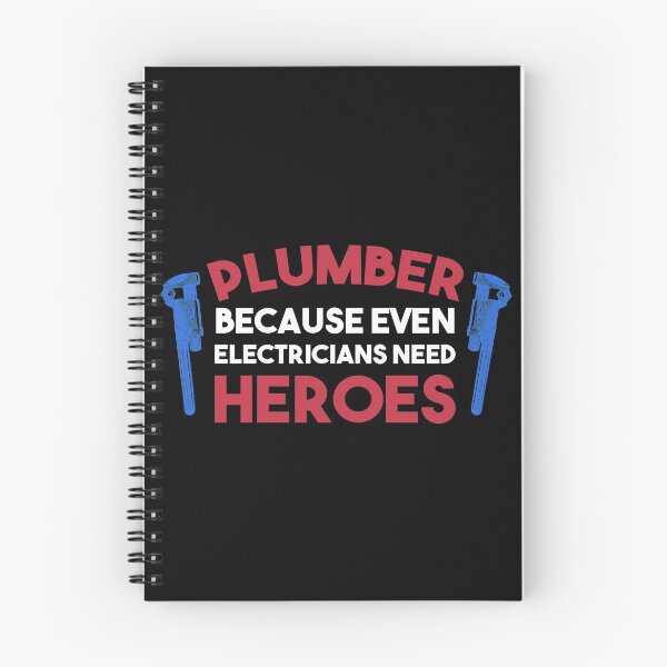 Item preview, Plumber Because even Electricians need heroes - Funny Plumbing gift for dad brother friend designed and sold by Alaadin Bendali Braham.