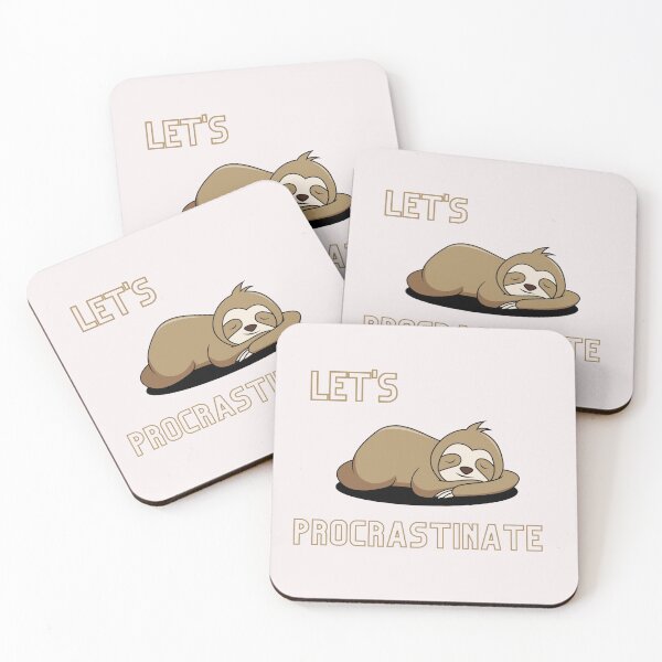 Item preview, Let's procrastinate,  designed and sold by Sruthy S.
