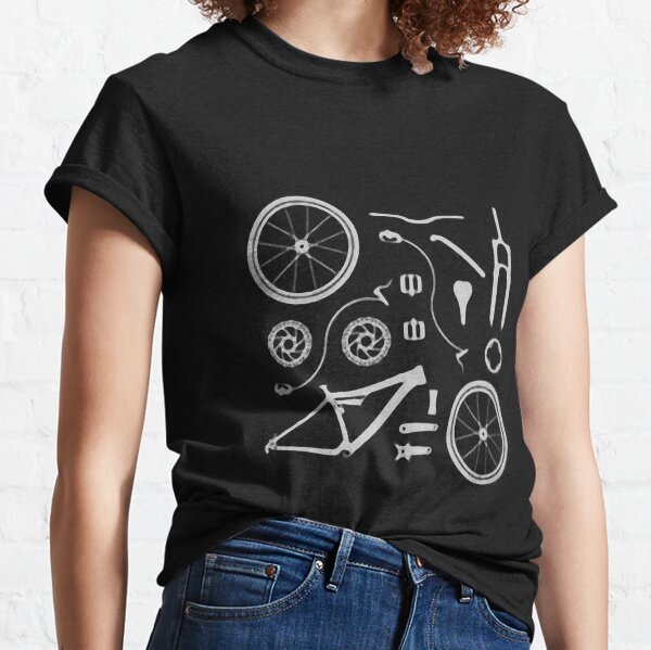 Bike Exploded, Bike Parts Full Suspension Airfix Classic T-Shirt